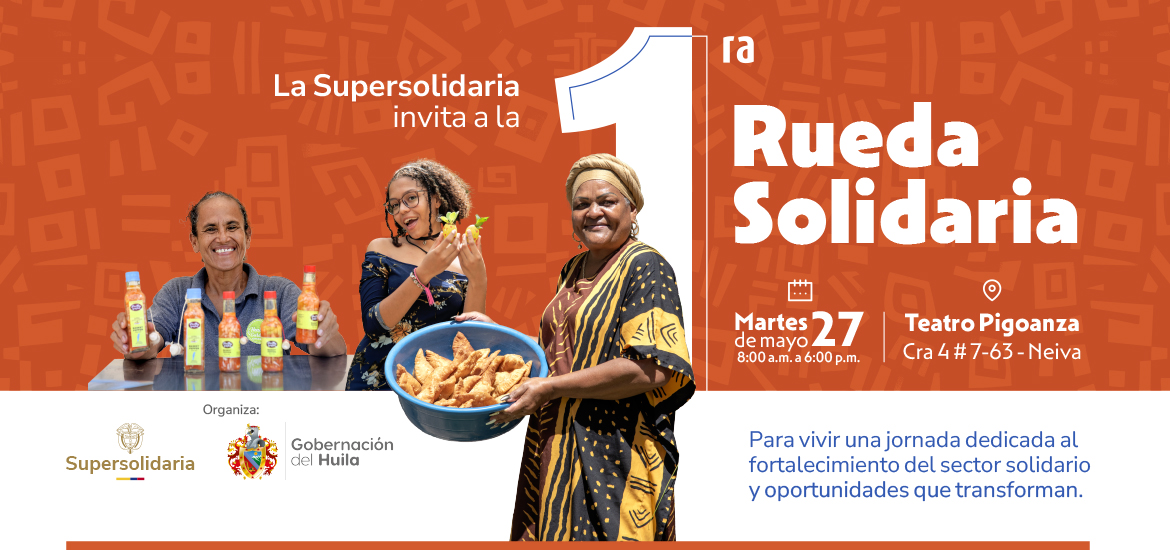 Banner rueda solidaria.