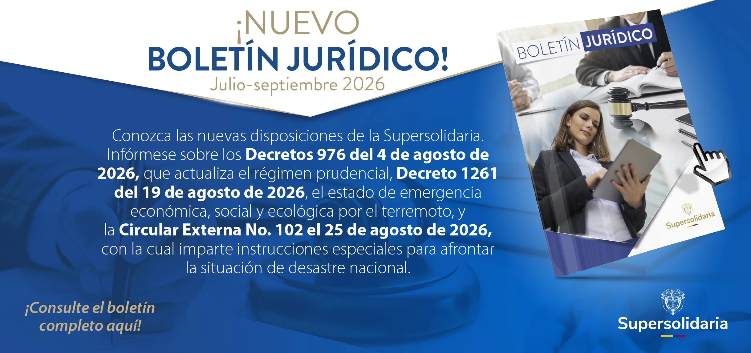 banner bole´tin jurídico tercer trimestre 2026