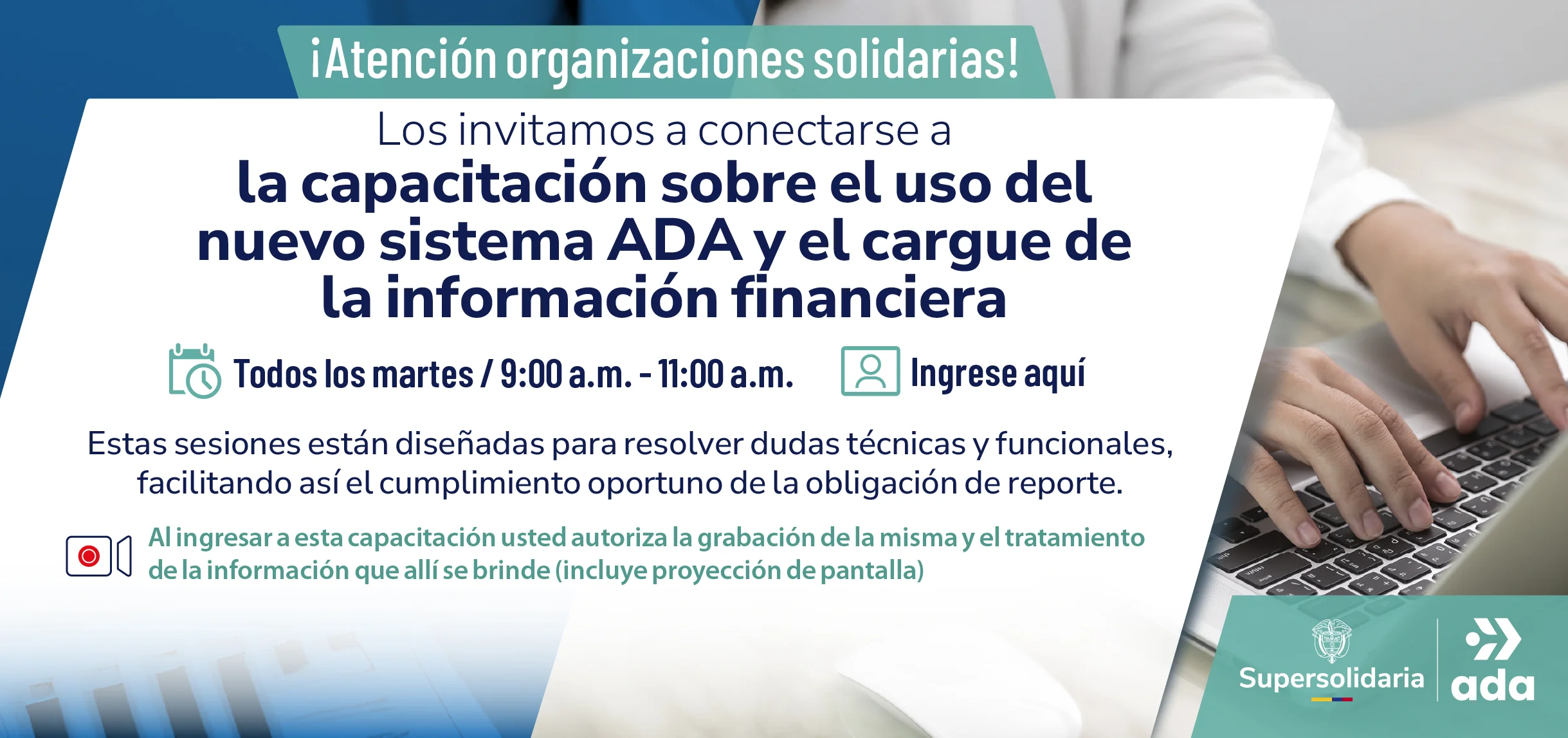 banner capacitaciones sistema ada semanal