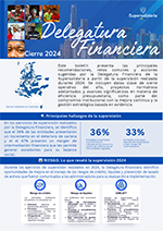 Portada boletín Delegatura Financiera Cierre 2024.