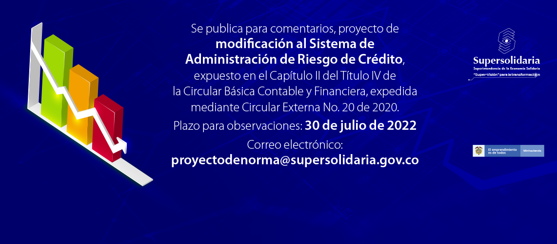 Para comentarios proyecto modificación al Sistema de Administración de Riesgo de Crédito Para comentarios proyecto modificación al Sistema de Administración de Riesgo de Crédito
