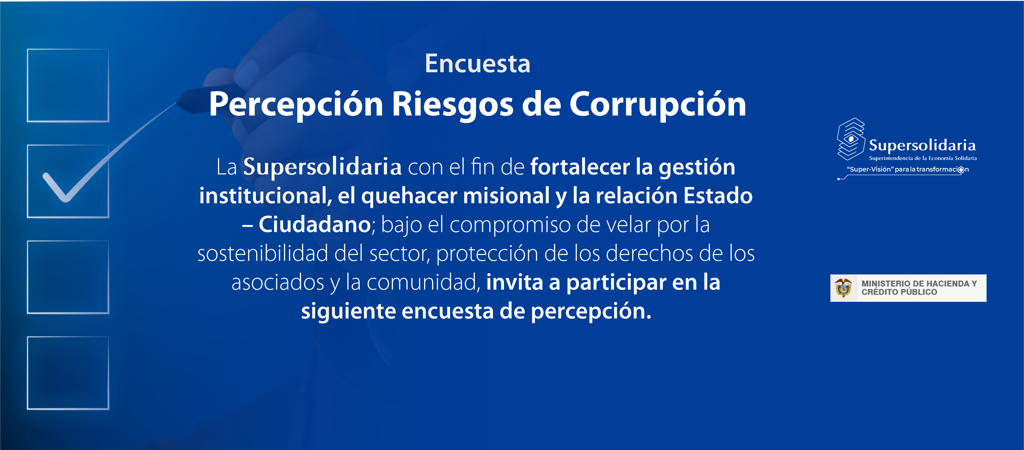 Encuesta de Percepción sobre Riesgos de Corrupción 2022 Encuesta de Percepción sobre Riesgos de Corrupción 2022