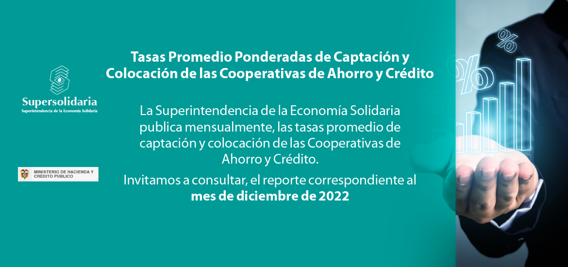 banner web publicación tasas promedio ponderadas captación y colocación cooperativas ahorro y crédito diciembre 2022 banner web publicación tasas promedio ponderadas captación y colocación cooperativas ahorro y crédito diciembre 2022