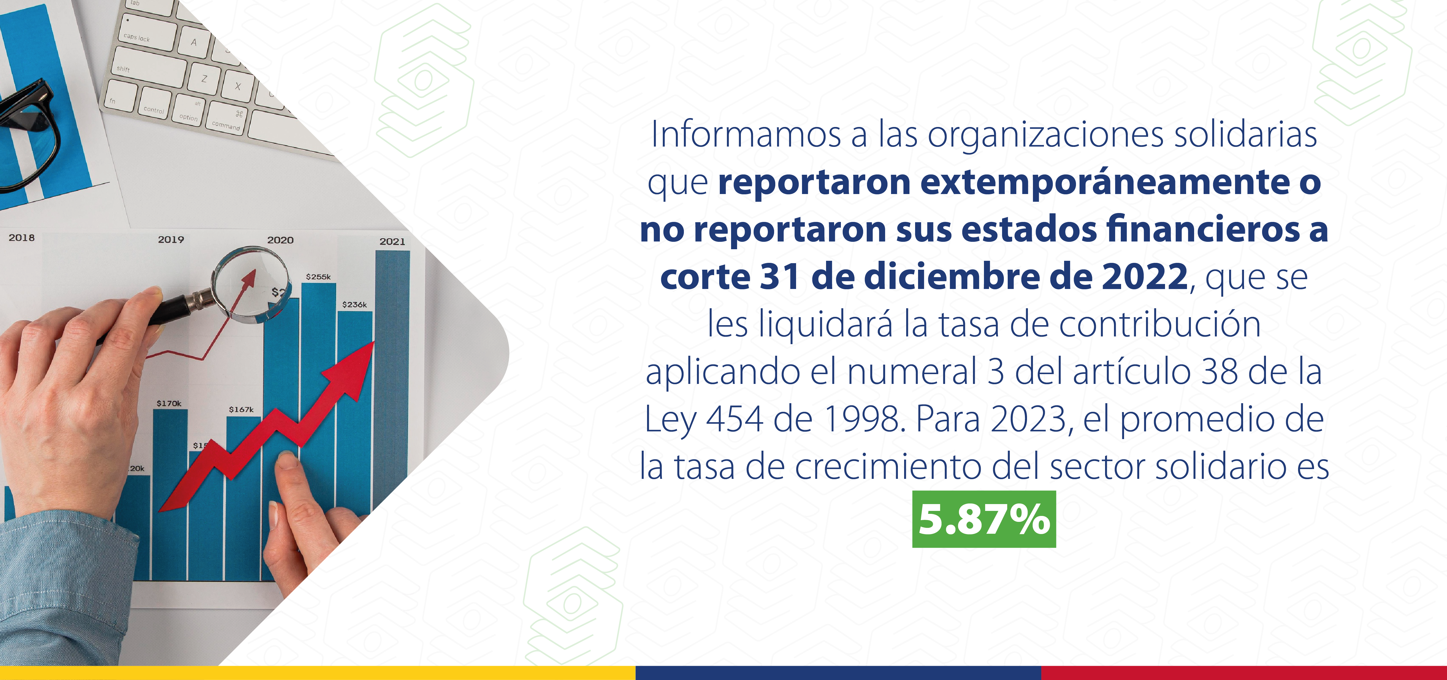 banner estimación crecimiento sector solidario vigilado para 2023 es 5,87%