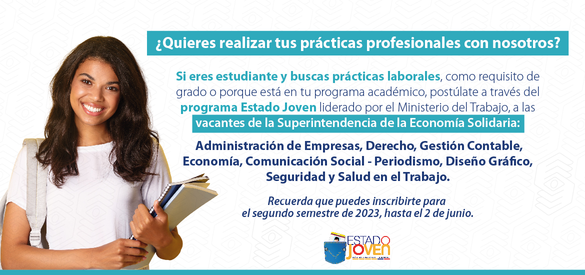 Termina plazo postulaciones segundo semestre 2023 prácticas profesionales programa Estado Joven Termina plazo postulaciones segundo semestre 2023 prácticas profesionales programa Estado Joven