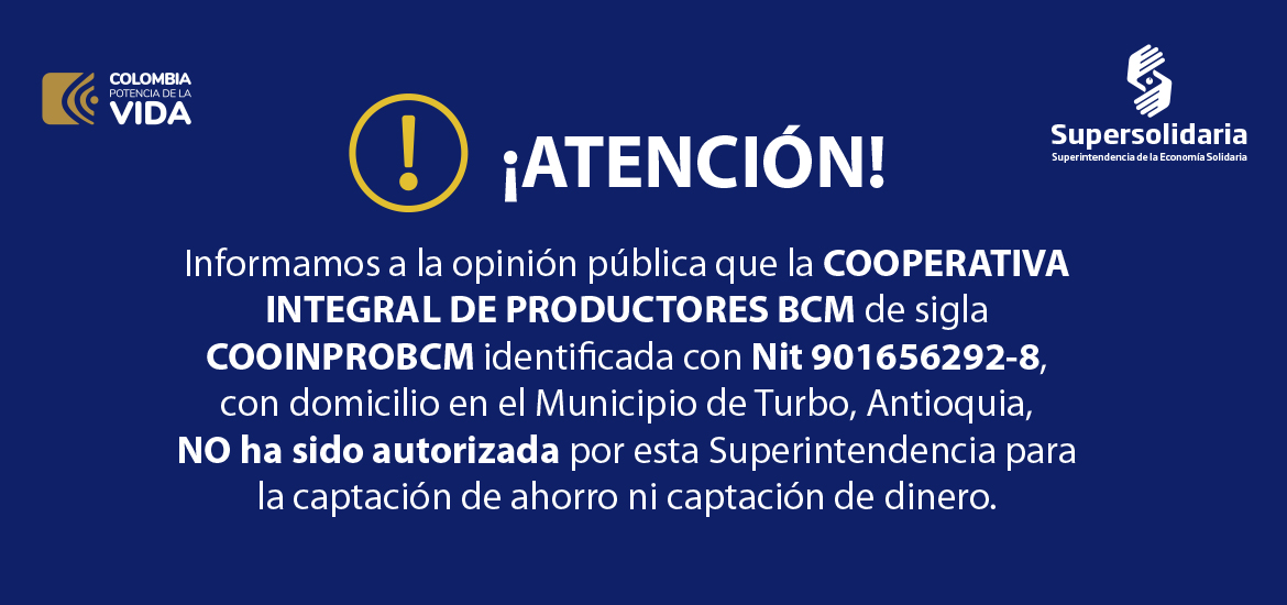 Comunicado a la Comunidad en General Comunicado a la Comunidad en General
