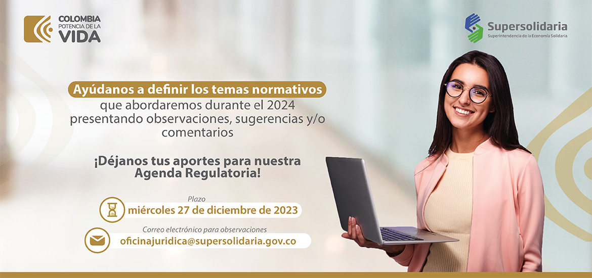 Presentamos para comentarios proyecto agenda regulatoria 2024