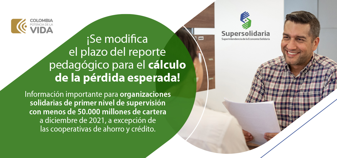Se modifica el plazo de reporte pedagógico para el cálculo de la pérdida esperada
