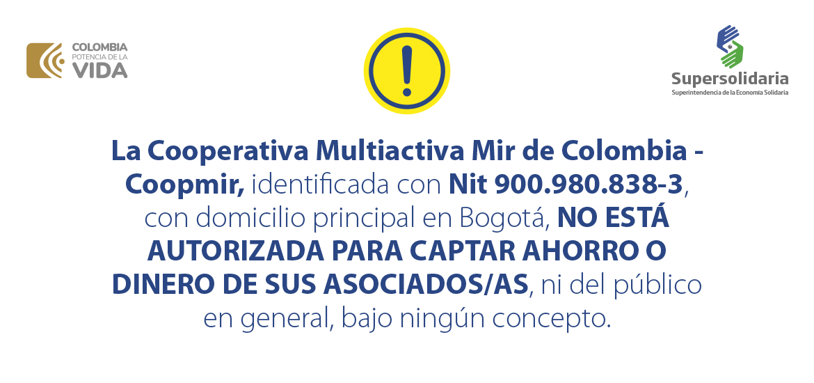 Este es un mensaje importante para los asociados y asociadas a Coopmir. Este es un mensaje importante para los asociados y asociadas a Coopmir.