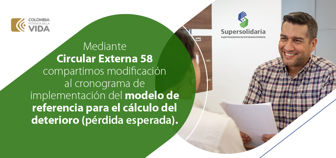 Modificación al cronograma de implementación del modelo de pérdida esperada Modificación al cronograma de implementación del modelo de pérdida esperada