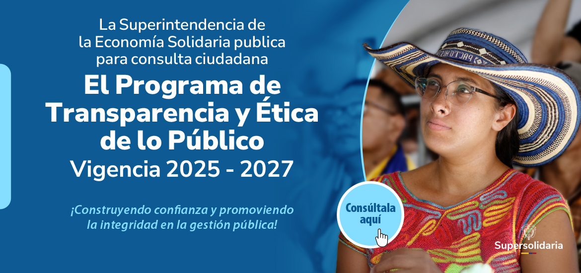 Banner de programa de transparencia a comentarios