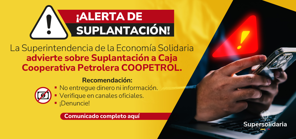 Banner suplantación de coopetrol Banner suplantación de coopetrol