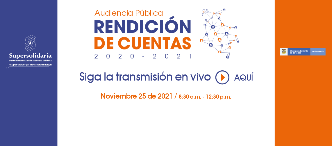 Siga en vivo la Audiencia Pública de Rendición de Cuentas 2020 – 2021 de esta Superintendencia Siga en vivo la Audiencia Pública de Rendición de Cuentas 2020 – 2021 de esta Superintendencia