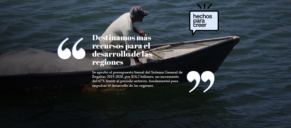 Destinamos más recursos para el desarrollo de las regiones Destinamos más recursos para el desarrollo de las regiones