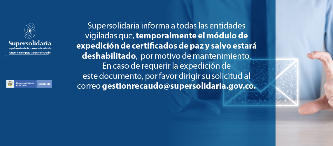 Temporalmente deshabilitado módulo expedición certificados paz y salvo Temporalmente deshabilitado módulo expedición certificados paz y salvo
