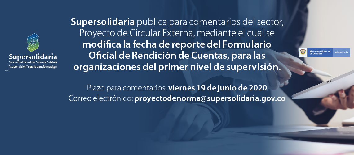 Proyecto Circular modificación fecha reporte Formulario Oficial Rendición Cuentas organizaciones primer nivel supervisión Proyecto Circular modificación fecha reporte Formulario Oficial Rendición Cuentas organizaciones primer nivel supervisión
