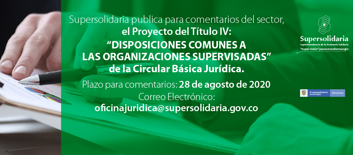 Para Comentarios Proyecto Título IV de la Circular Básica Jurídica Para Comentarios Proyecto Título IV de la Circular Básica Jurídica