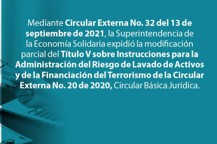 Modificación Parcial Título V Circular Externa 20 de 2020, Circular Básica Jurídica Modificación Parcial Título V Circular Externa 20 de 2020, Circular Básica Jurídica