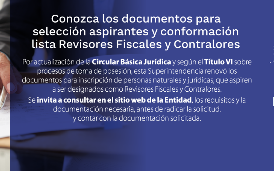 Conozca los documentos para selección aspirantes y conformación lista Revisores 