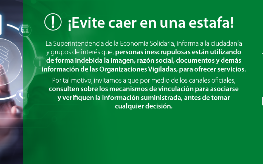 ¡Evite caer en una estafa!