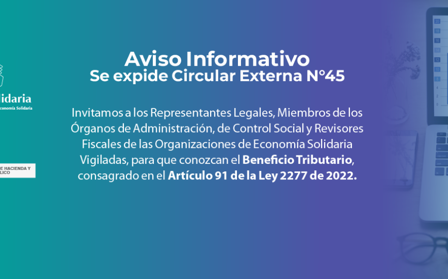 Circular Externa N° 45 de 2023