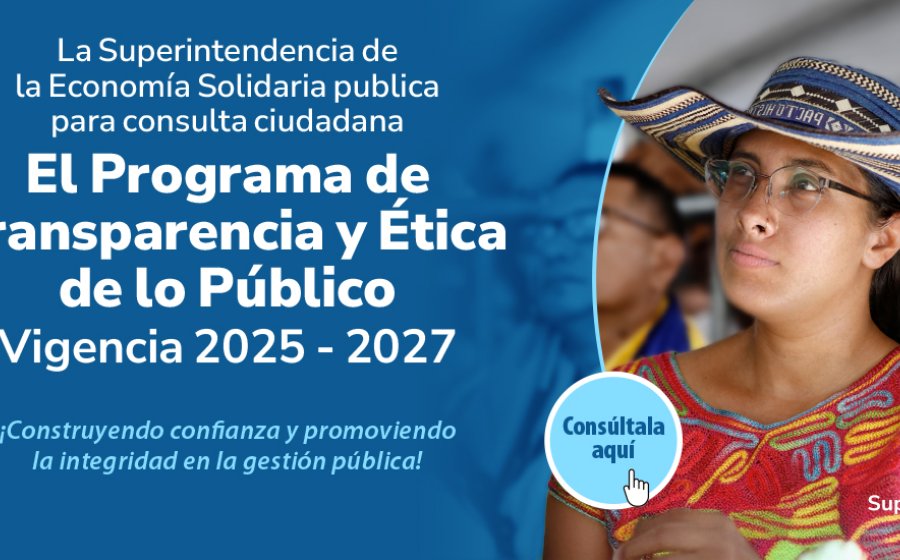 Banner de programa de transparencia a comentarios