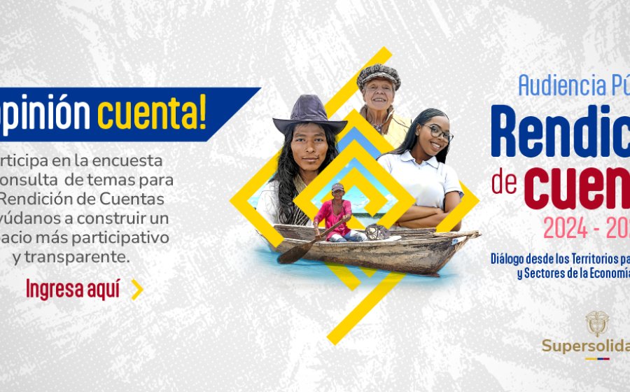 Banner web encuesta rendición de cuentas 2025