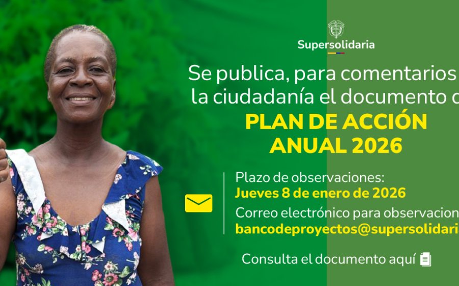Banner Plan de Acción Anual a Comentarios
