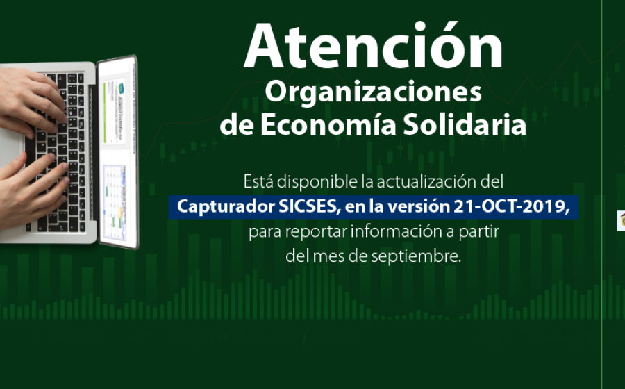 Está disponible la actualización del Capturador SICSES