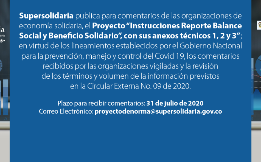 Balance Social y Beneficio Solidario con anexos para comentarios