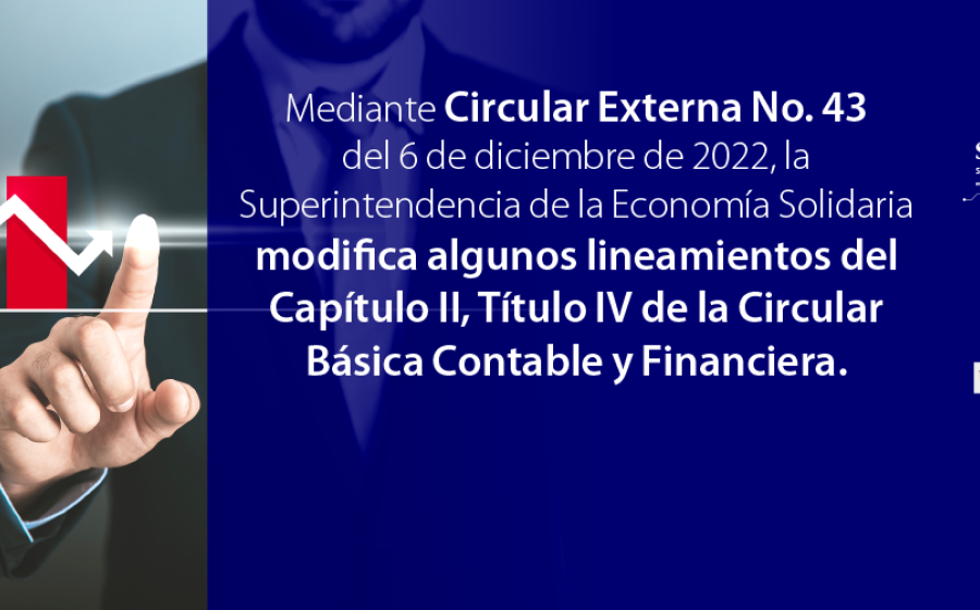 Se modifican algunos lineamientos del Capítulo II, título IV, de la Circular Básica Contable y Financiera. 