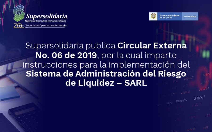 Circular Externa No. 06 de 2019, por la cual imparten instrucciones para la implementación del SARL