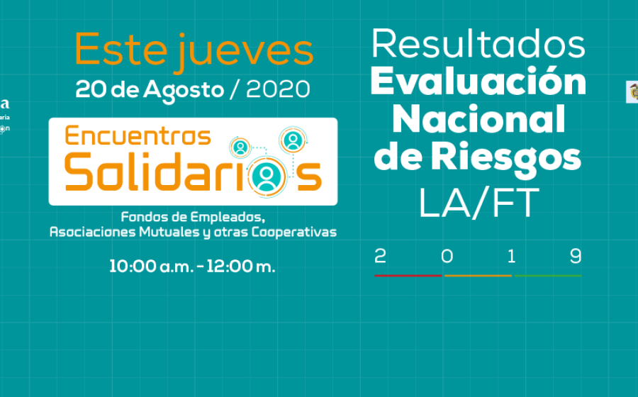 Este jueves, resultados de la Evaluación Nacional de Riesgos LA/FT 2019