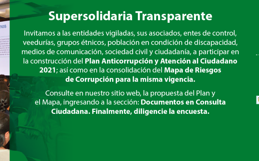 Encuesta PAAC y Mapa Riesgos Corrupción Vigencia 2021 para Comentarios