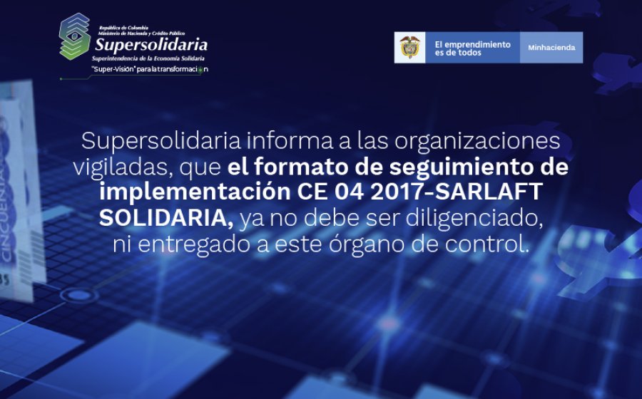 Eliminado el formato de seguimiento SARLAFT