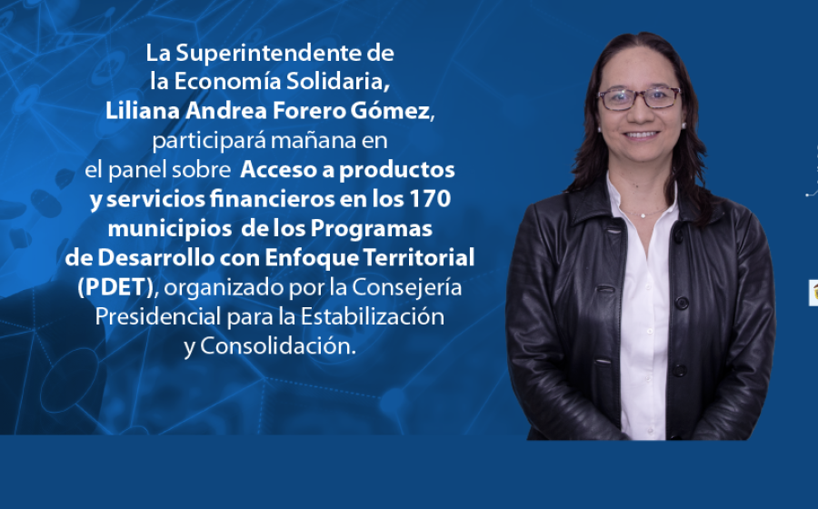 Superintendente en panel acceso productos y servicios financieros en 170 municipios PDET