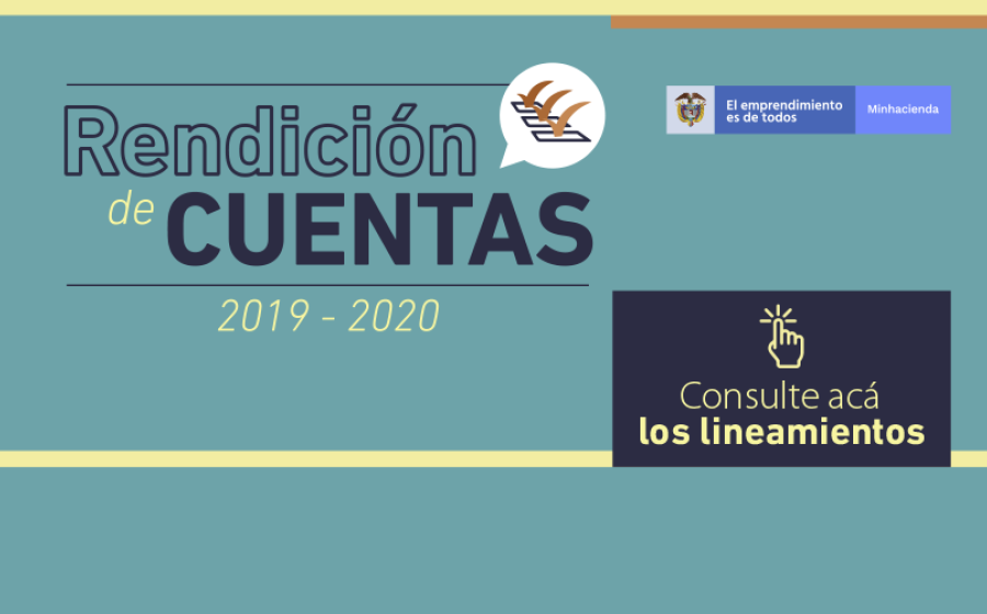 Consulte Manual para Rendición de Cuentas Ministerio de Hacienda