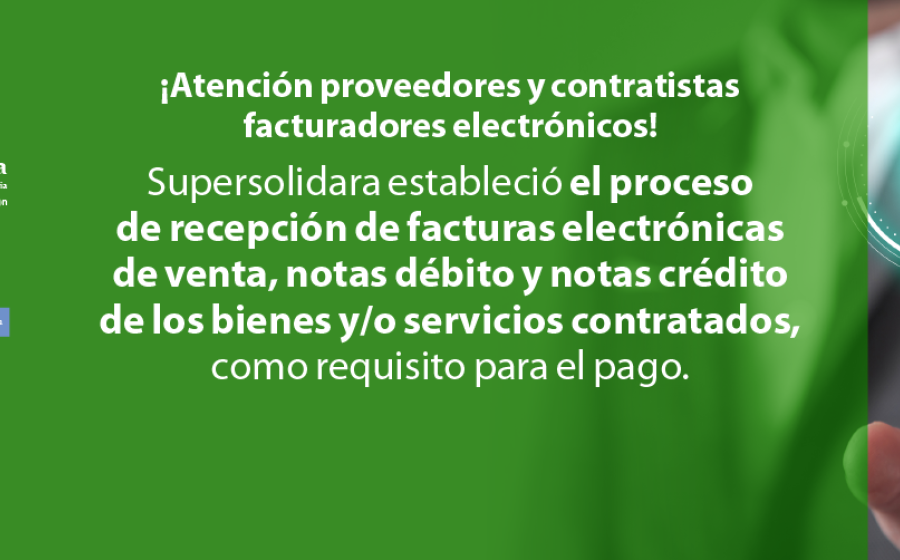 Proveedores y contratistas facturadores electrónicos