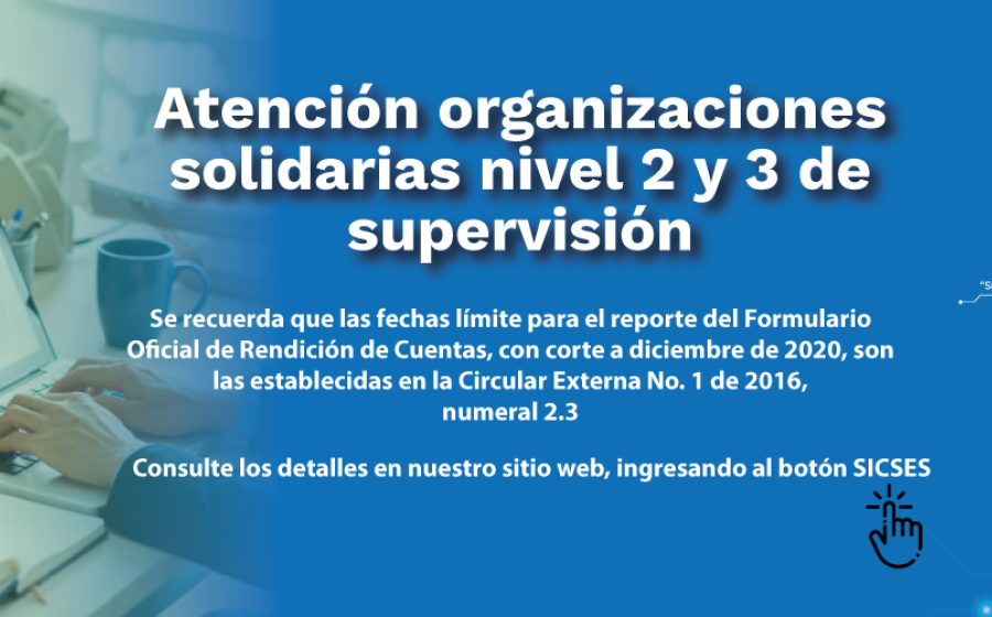 Fechas Reporte Formulario Oficial Rendición de Cuentas
