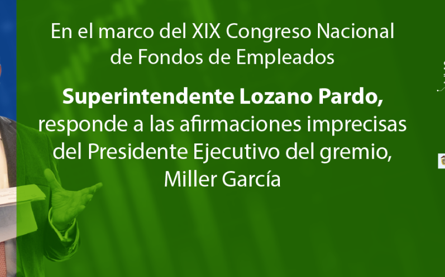 Superintendente responde afirmaciones imprecisas del Presidente Ejecutivo de Analfe