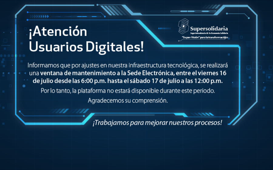 16 y 17 de julio, ventana de mantenimiento para la Sede Electrónica